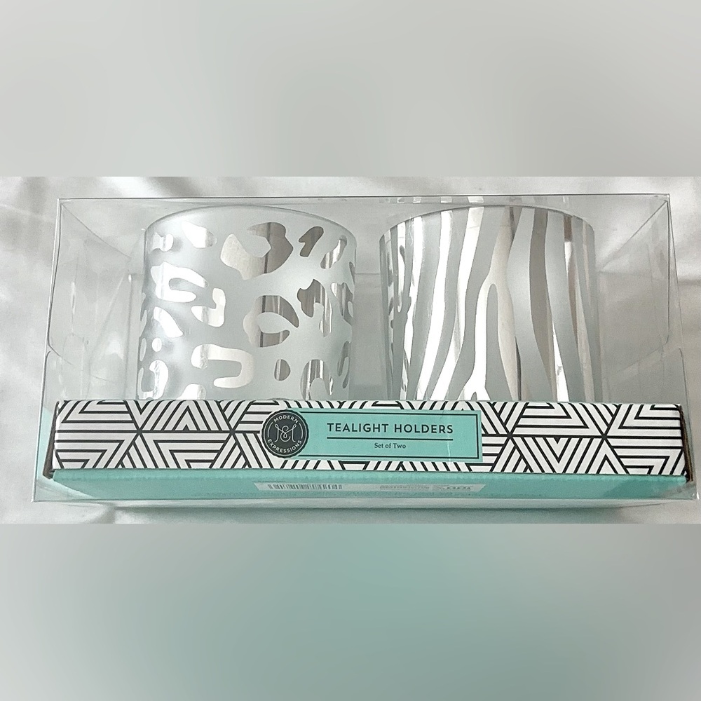 Modern Expressions Tealight Holder Set of 2